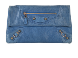 City Clutch, Leather, Blue, 530845, DB/Mirror, 2*